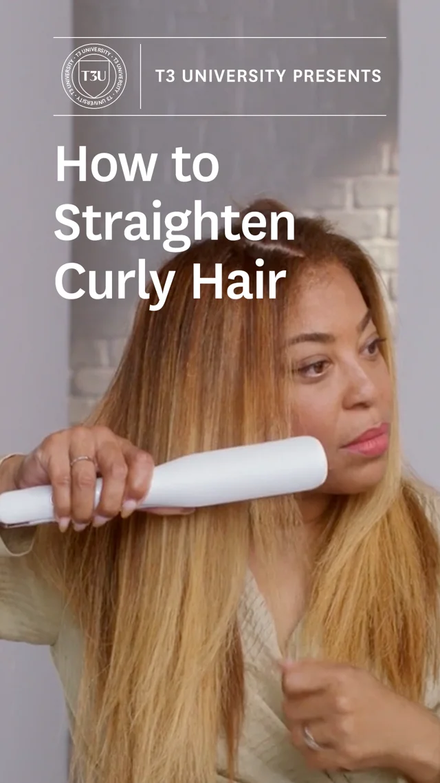 How to straighten curly hair without a hotsell flat iron