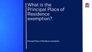 PPR What Is the Principal Place Of Residence Exemption On Vimeo