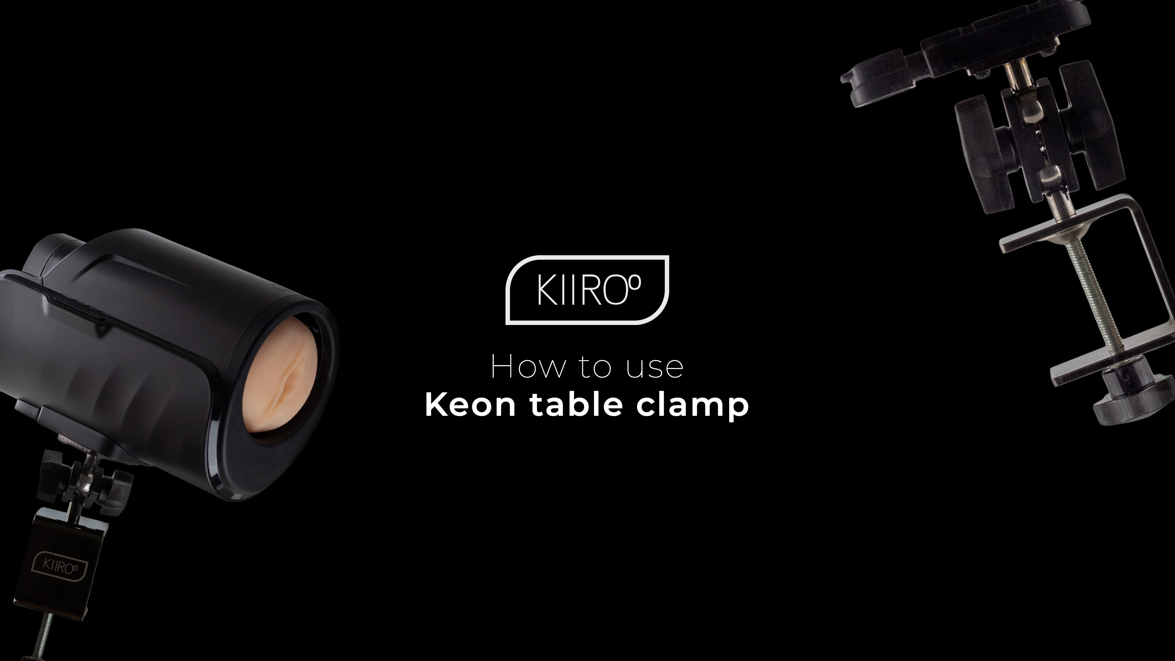 How to use the Keon Table Clamp - Kiiroo on Vimeo