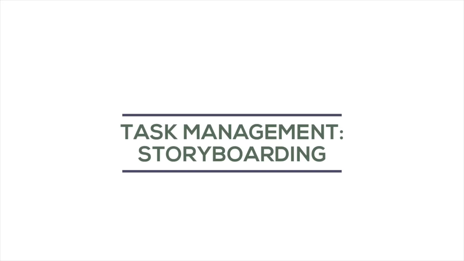 Task Management Storyboarding on Vimeo