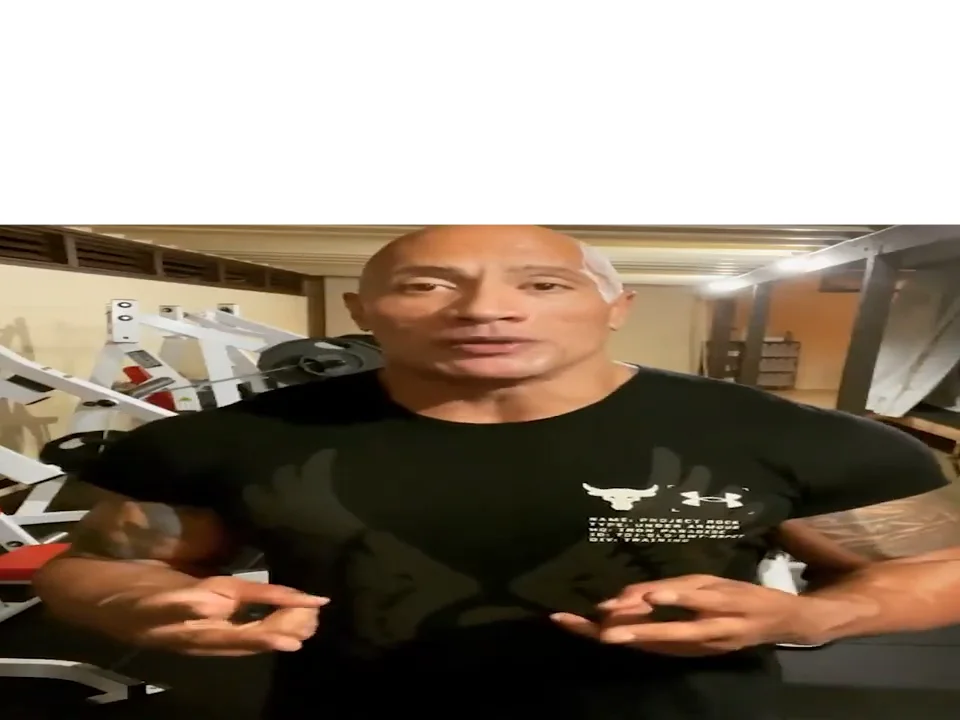 The Rock Dwayne Johnson explaining (request) : r/MemeTemplatesOfficial