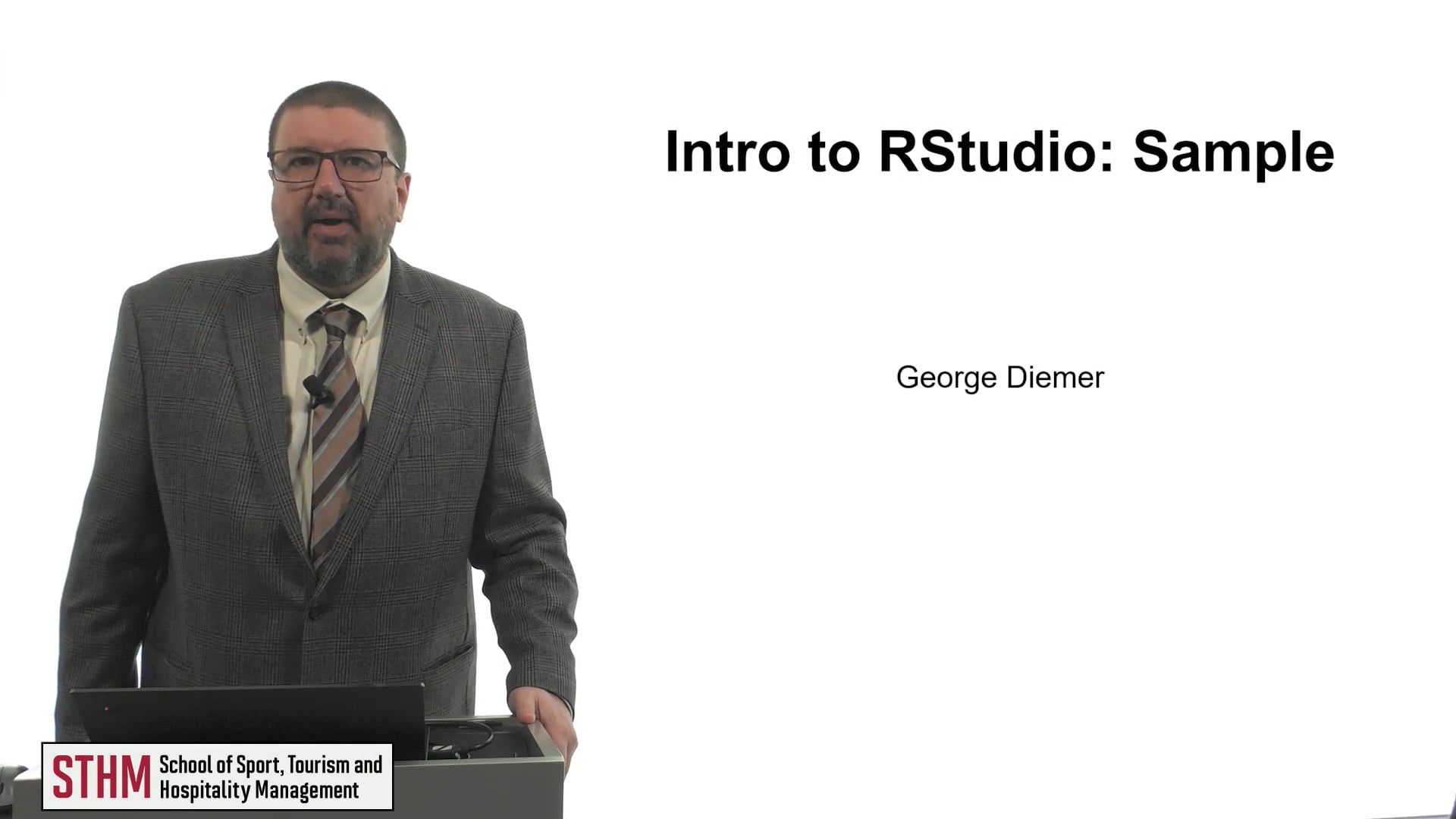 Intro to RStudio: Sample