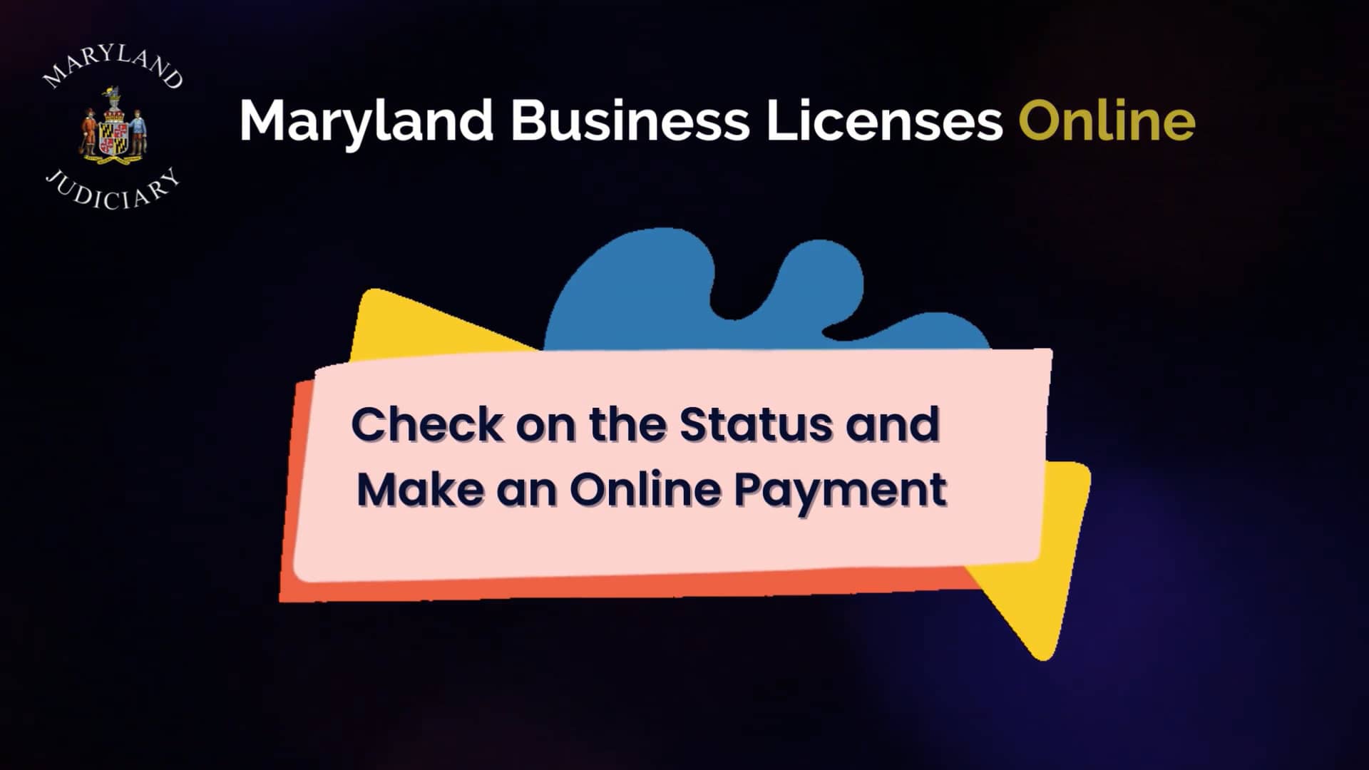 Maryland Business Licenses _ Status and Online Payment.mp4 on Vimeo