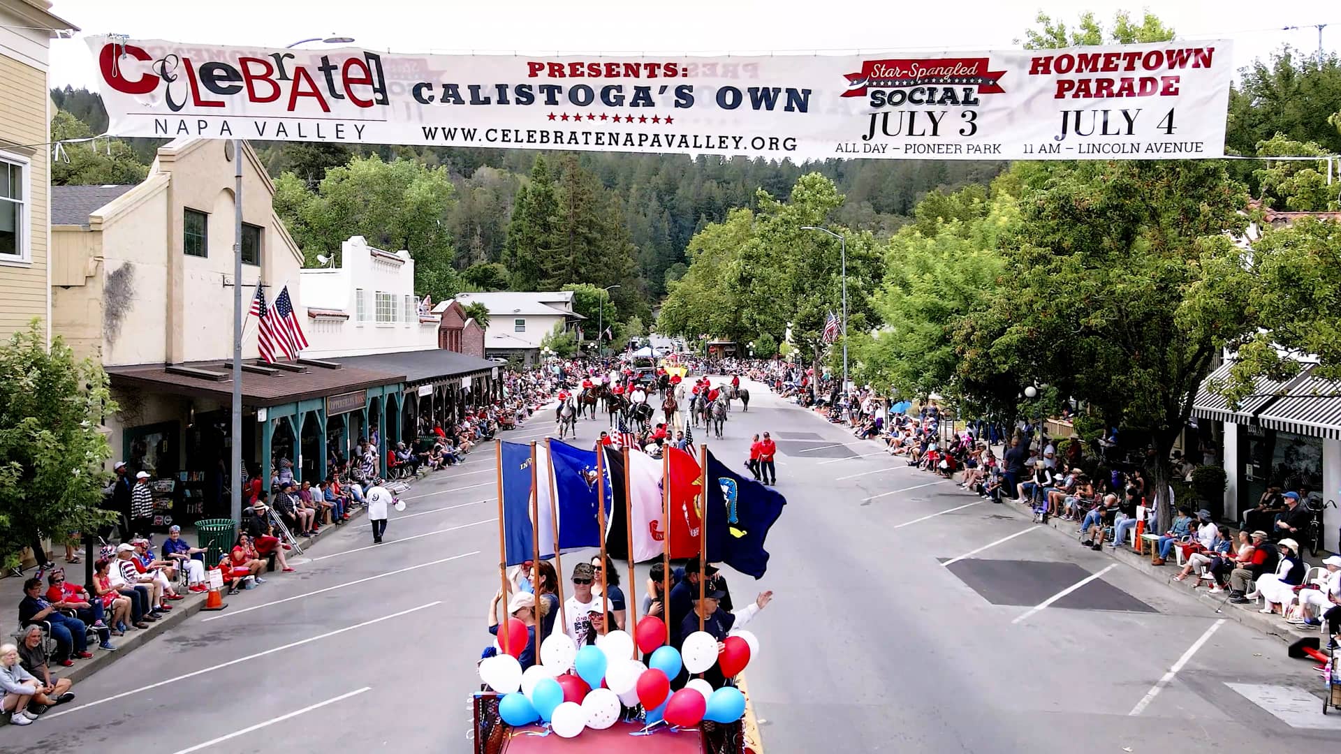 Celebrate Napa Valley 2022 Calistoga Parade on Vimeo