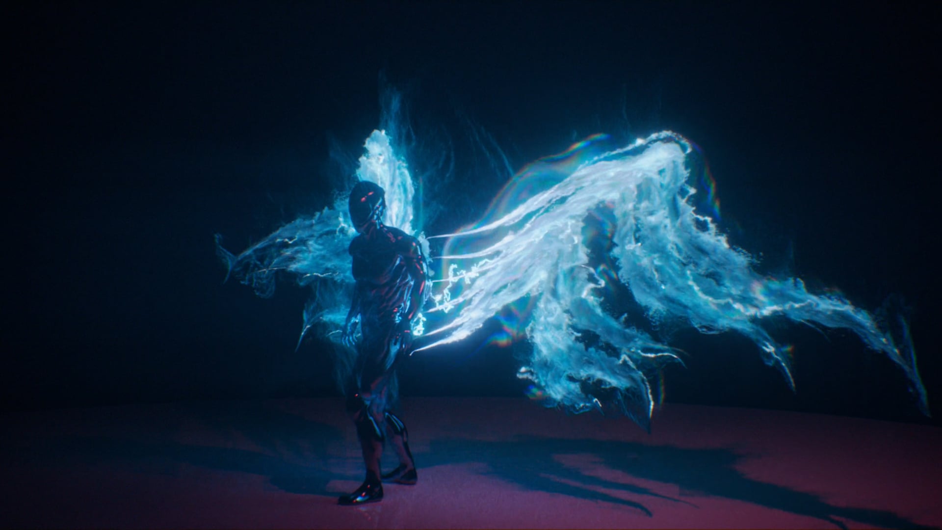 Energy wings effect final render