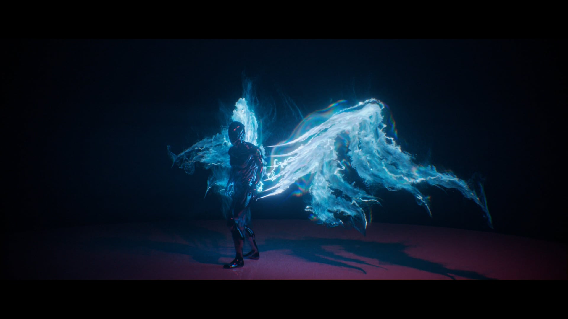 Energy wings effect final render