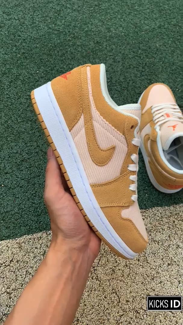 Air Jordan 1 Low SE Twine Orange Quartz Corduroy DH7820700 on Vimeo