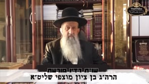שאלות ותשובות עם הרב הגאון בן ציון מוצפי  פרשת חקת תמוז תשפב