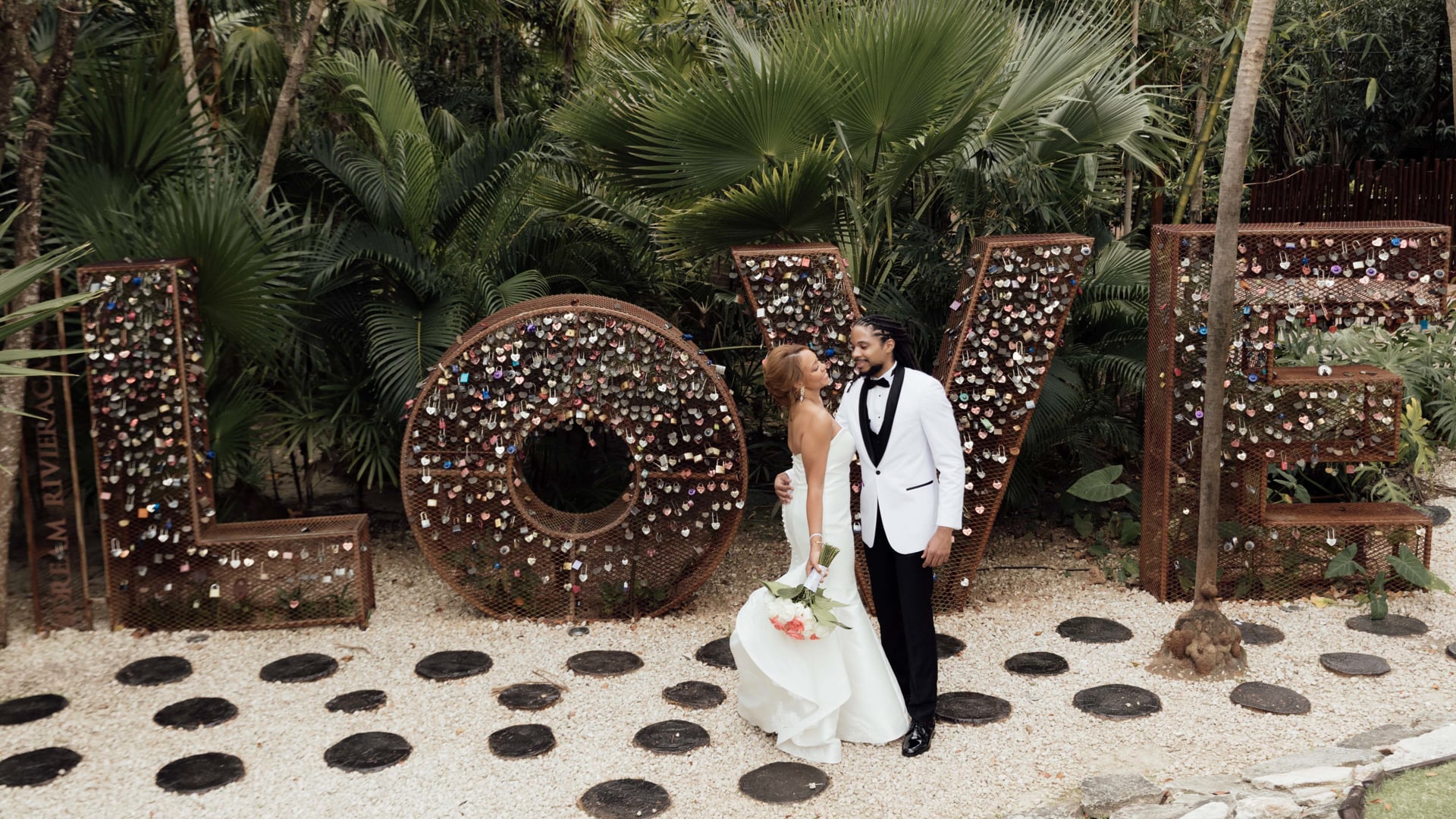 Dreams Riviera Cancun Wedding. Eleah & Davione Highlights video