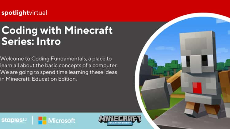 Coding with Minecraft - Intro