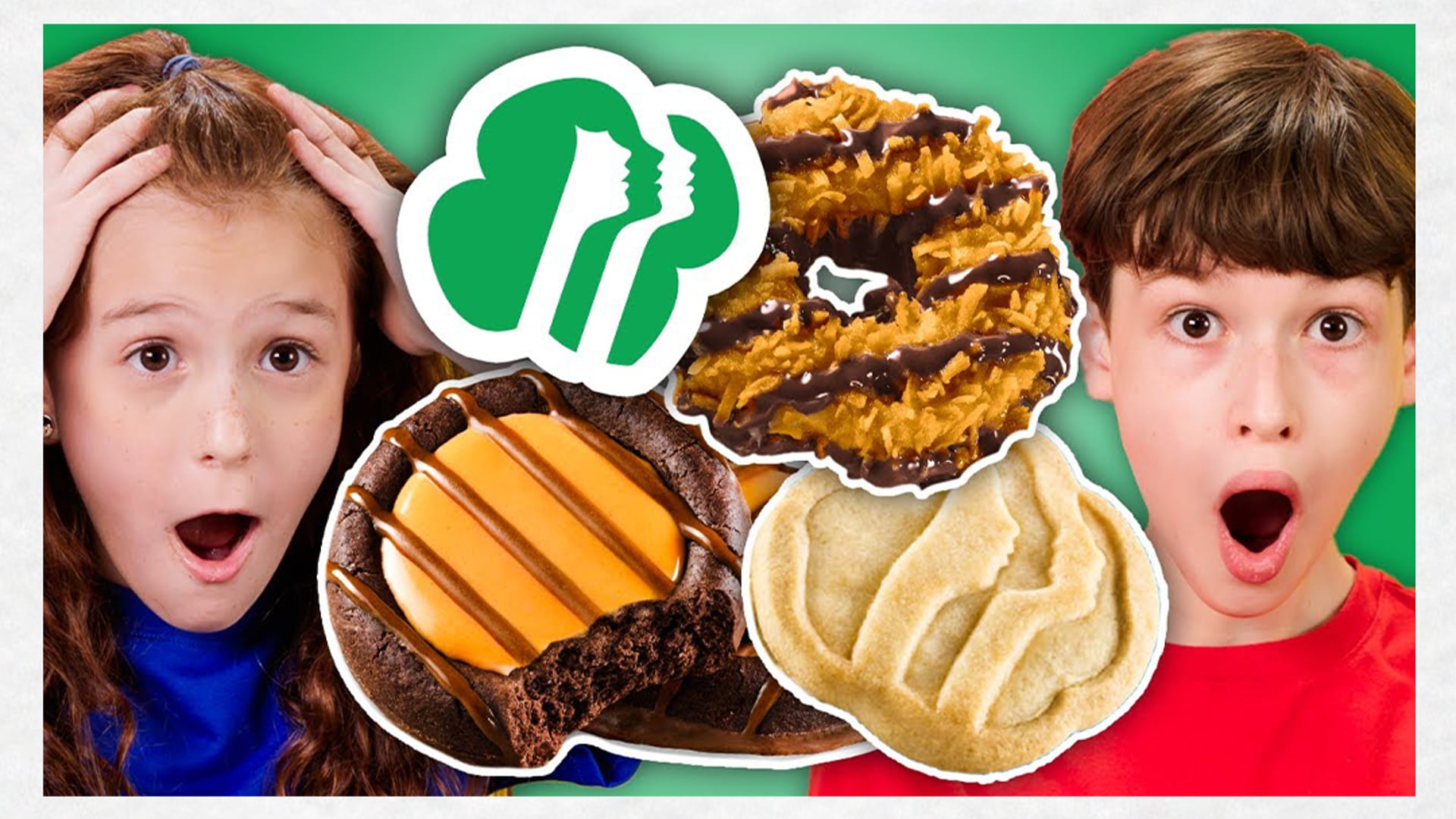 REACT (Facebook) - Kids Judge Girl Scout Cookies!