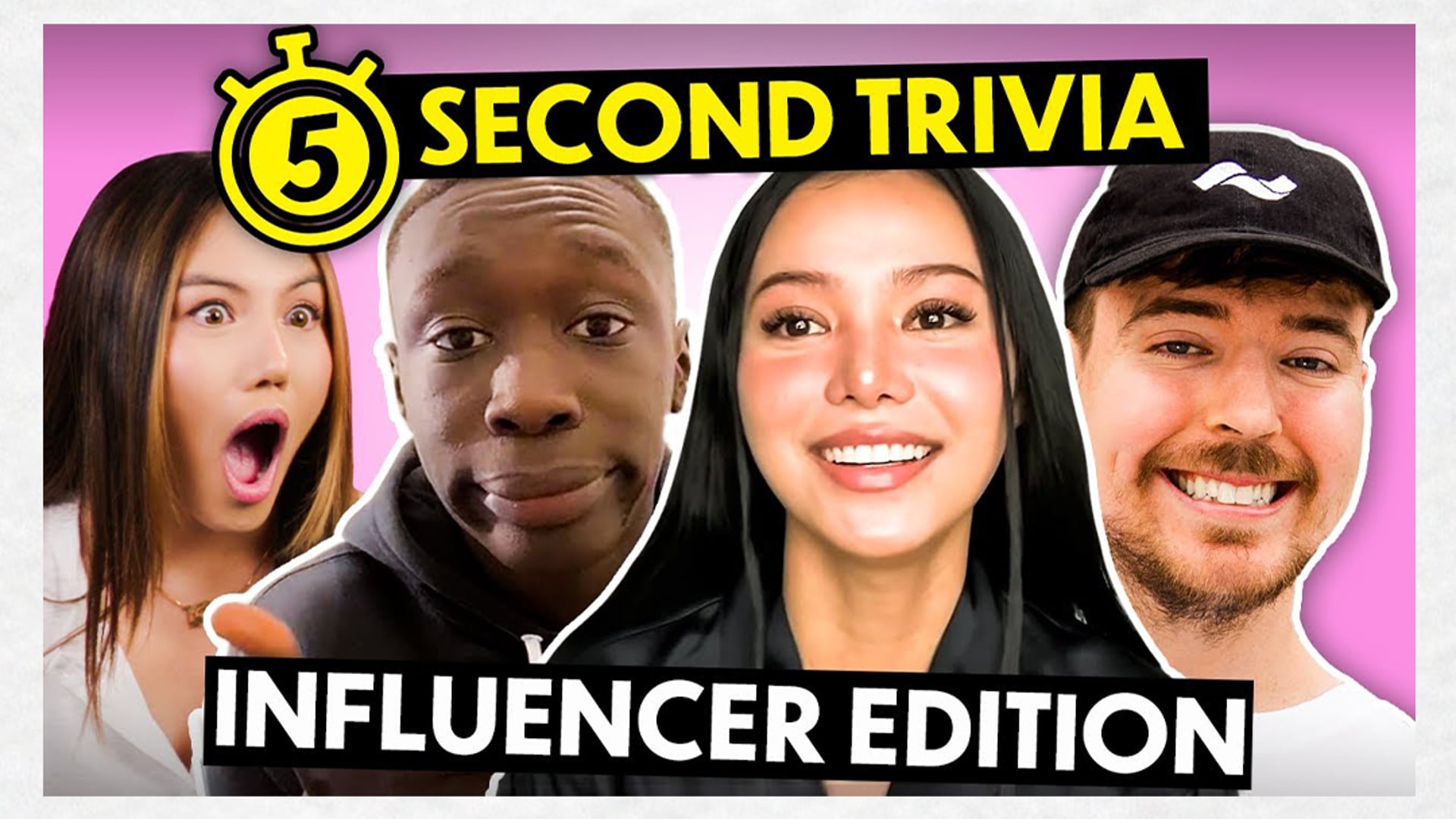 REACT (Facebook) - Guess the Influencer in 5 seconds!