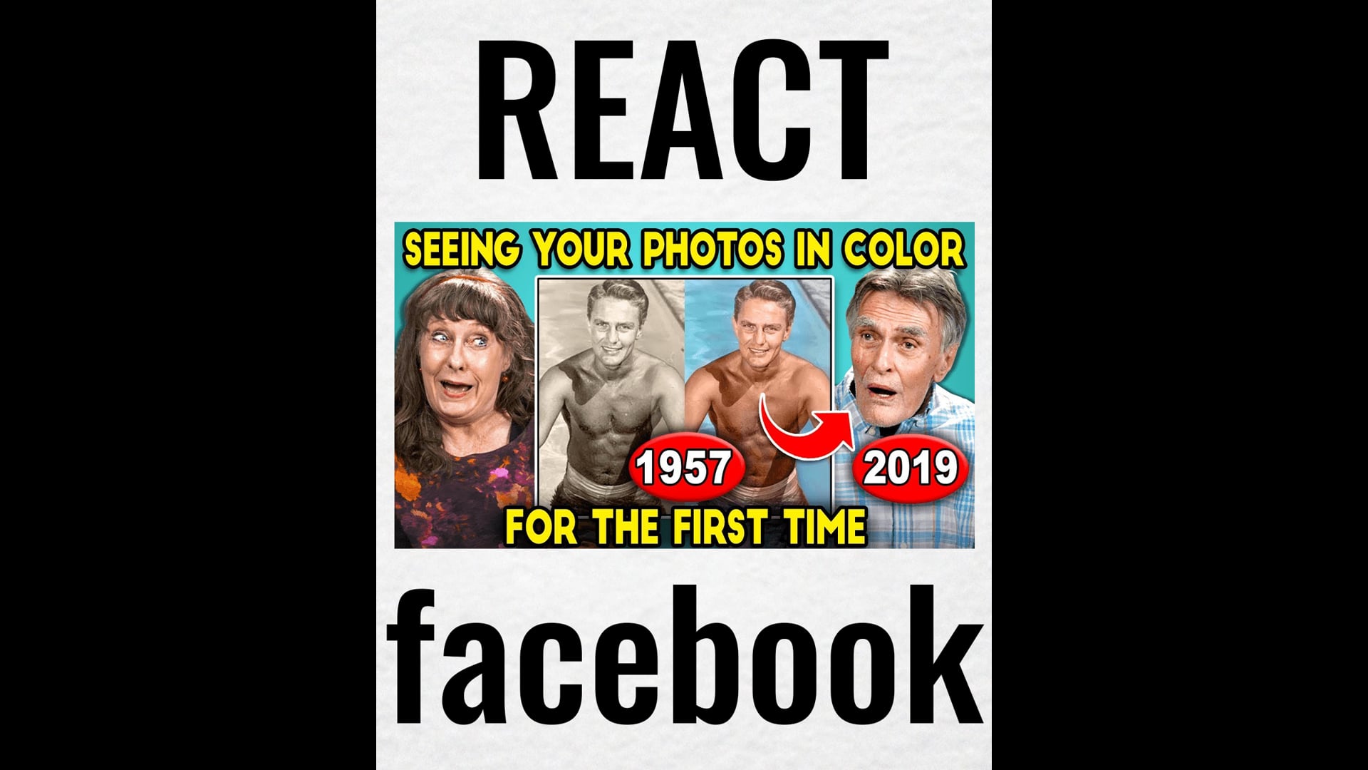 React (Facebook) - Elders react to seeing pictures in color for the 1st time