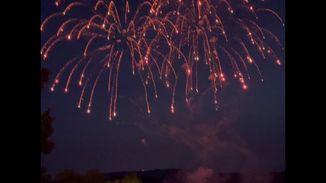 Disney Wedding Fireworks at Wood Norton Hotel