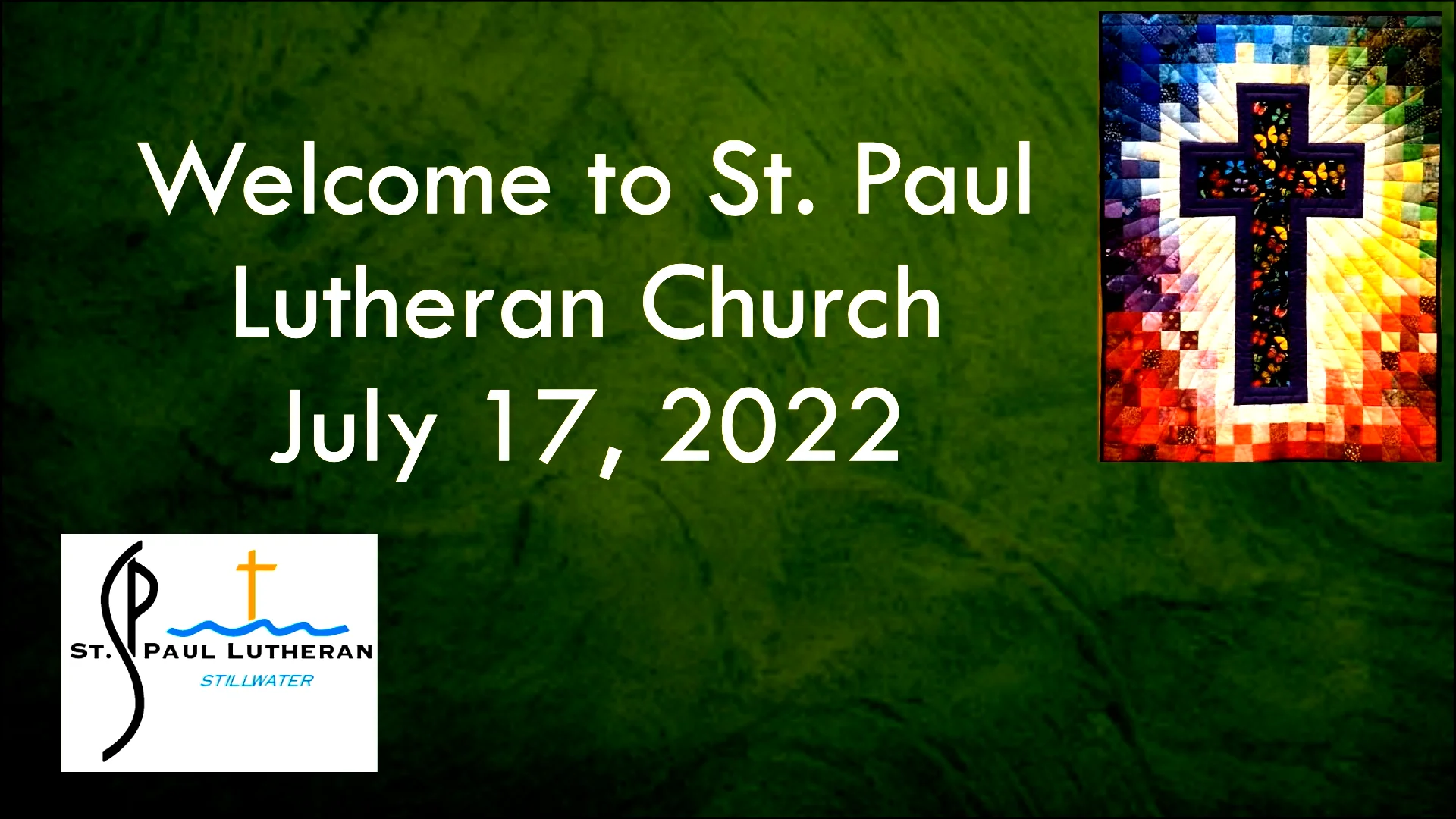 St. Paul Lutheran Church Live Stream on Vimeo