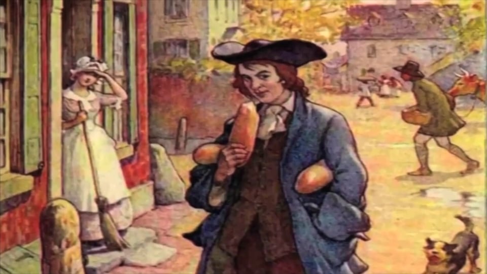 Benjamin Franklin as a Young Man