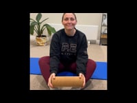 Using a cork roller