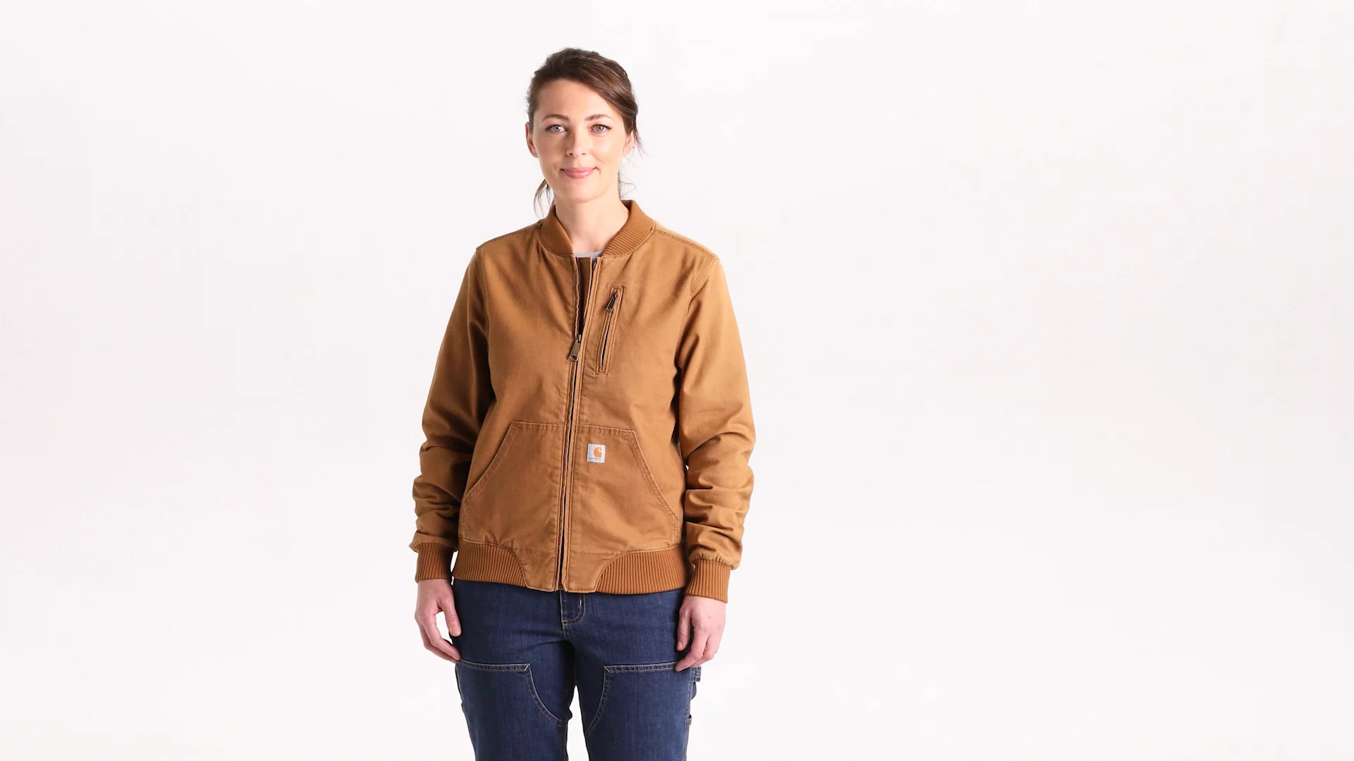Carhartt Women's Rugged Flex® Loose Fit Canvas Detroit Jacket