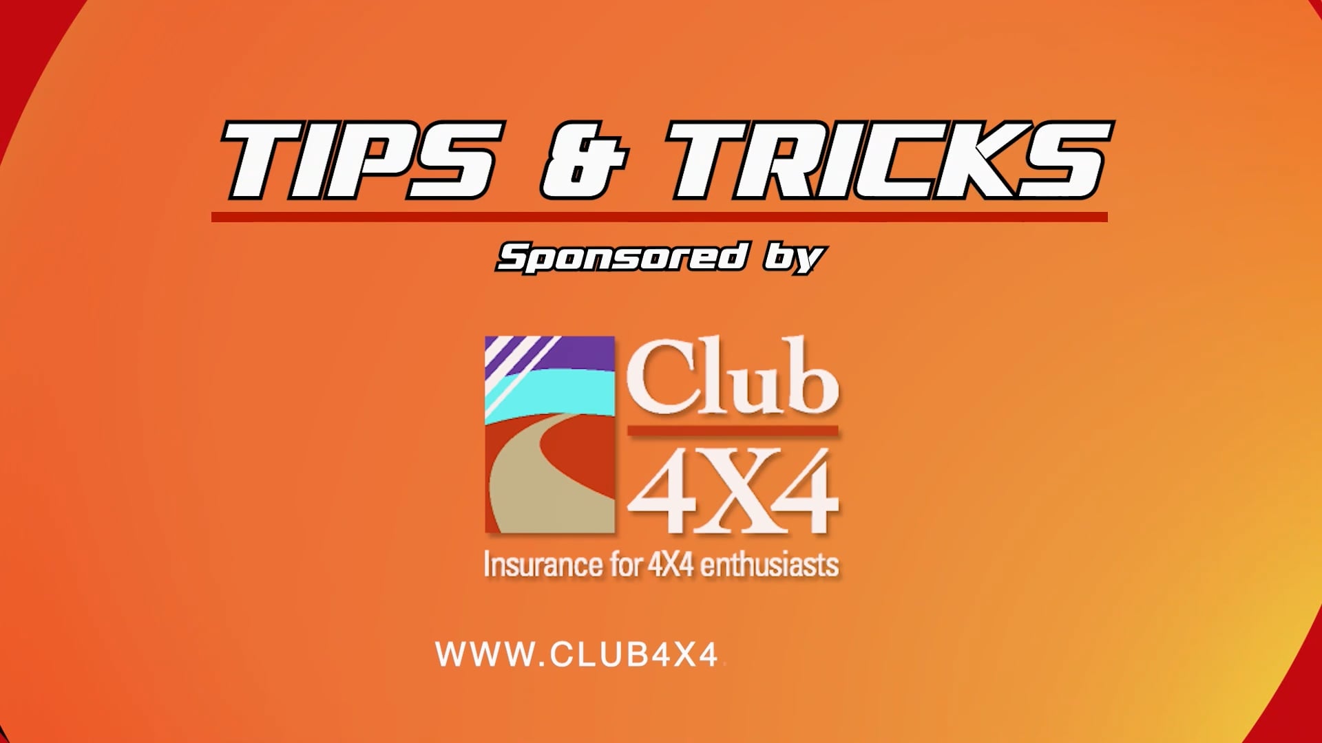 Tips and Tricks thanks to Club 4x4 Insurance Essential Spare Parts on Vimeo