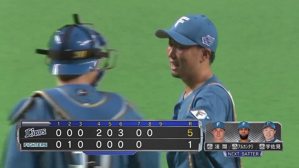 【8回表】本日昇格のファイターズ・井口和朋 2イニングを無失点に抑える好投!! 2022年7月18日 北海道日本ハムファイターズ 対 埼玉西武ライオンズ