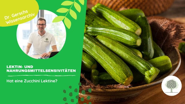 Hat eine Zucchini Lektine? 