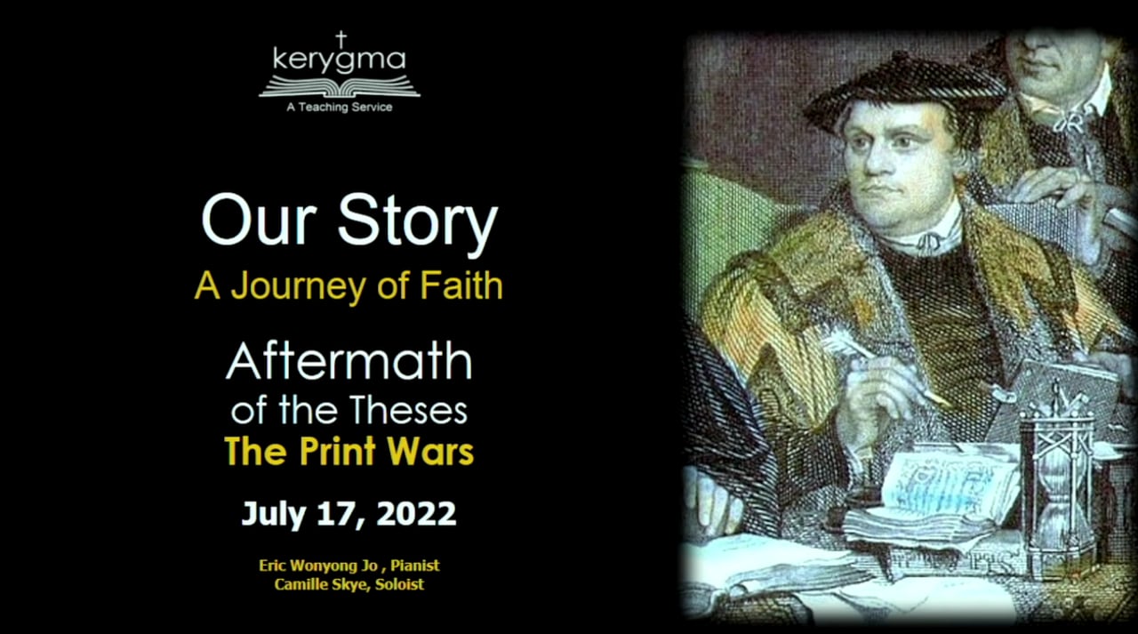 Our Story: The Reformation - Luther’s 95 Theses: Part One – The Aftermath