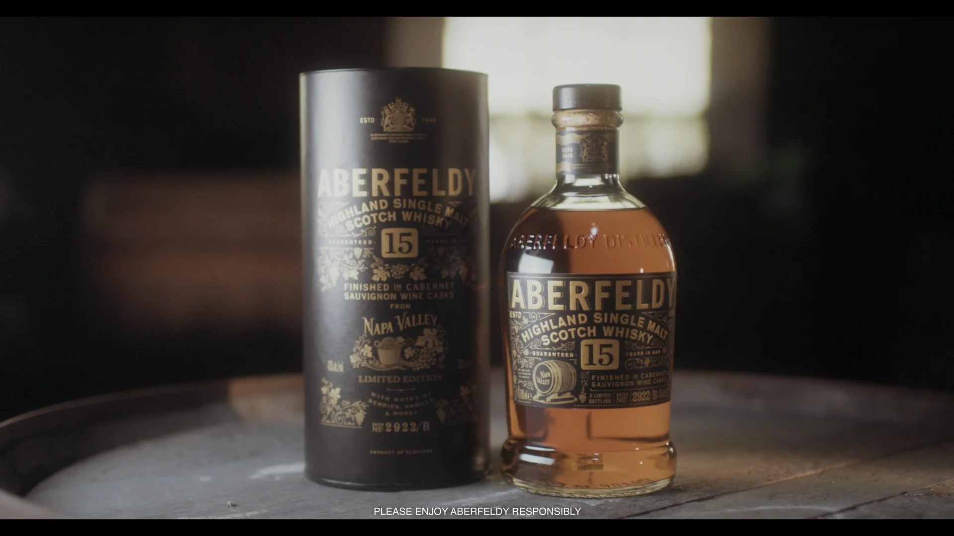 MALT MASTER TASTING NOTES - Aberfeldy 15YO NAPA VALLEY
