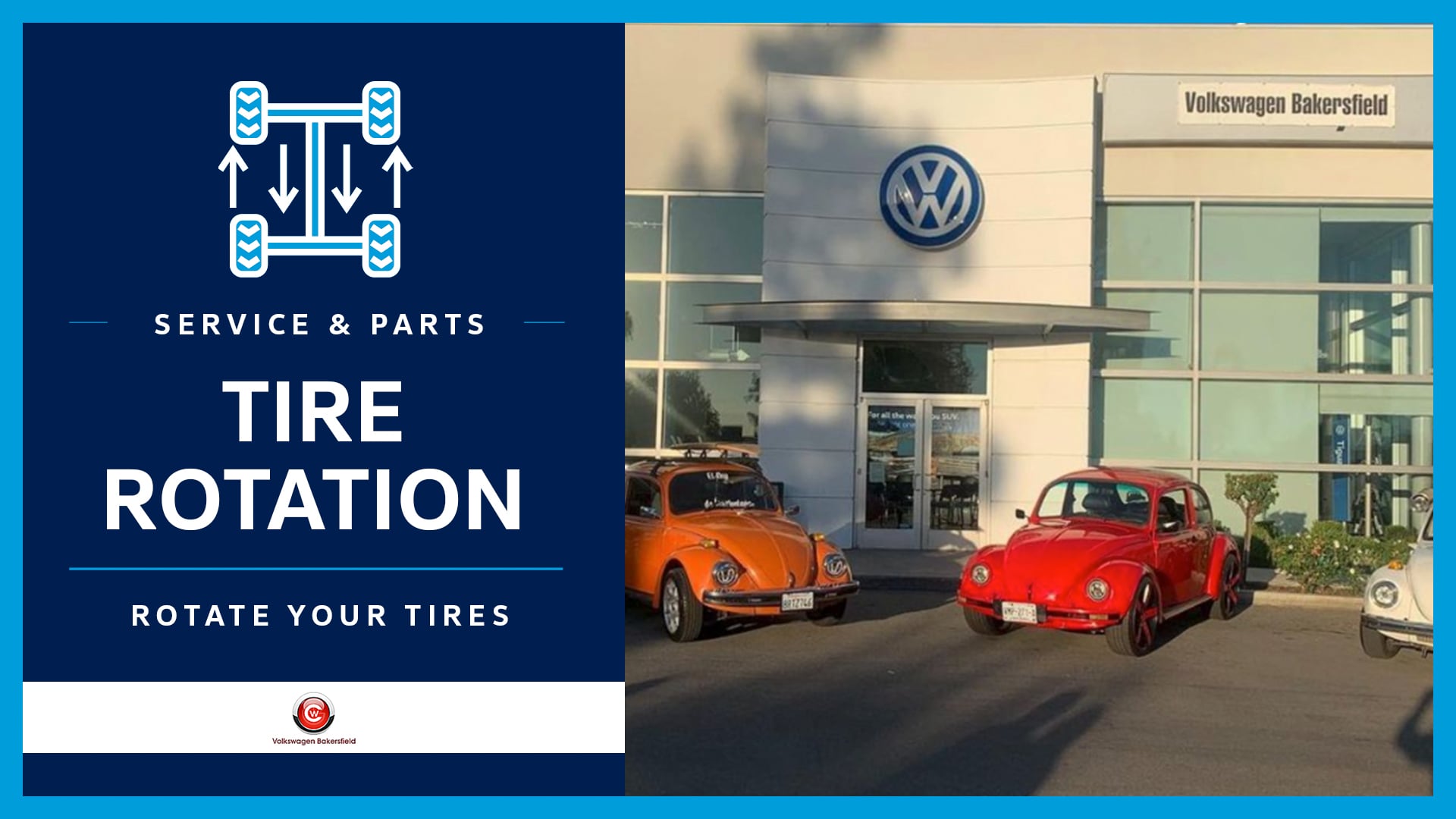 Volkswagen Tire Rotation Bakersfield, CA // Volkswagen Bakersfield