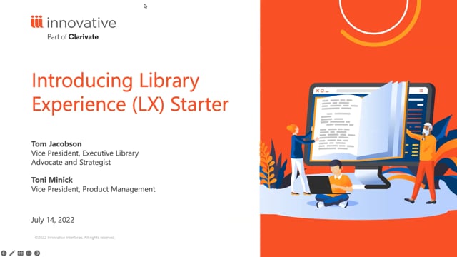 WEBINAR: Introducing the Library Experience Starter package