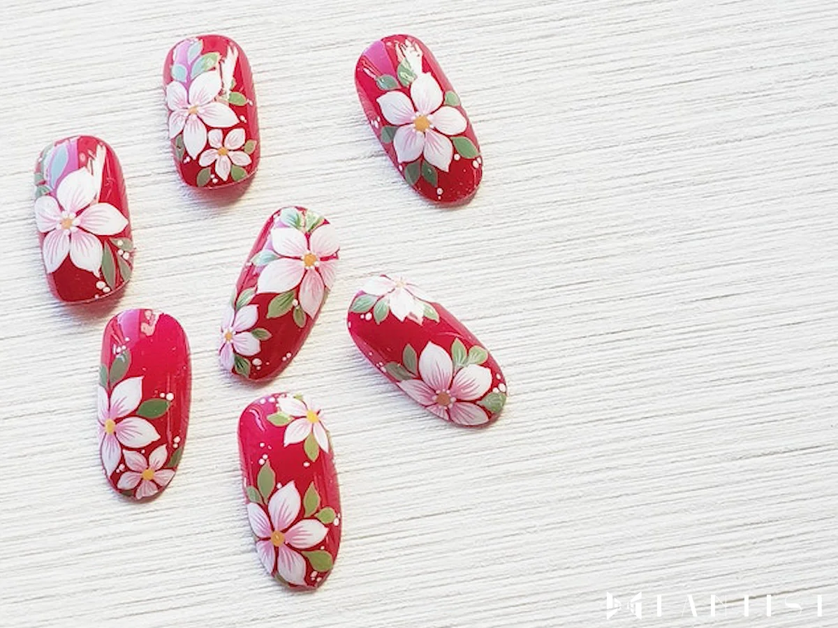 1回完結レッスン】基礎から学べるネイリスト検定3級アート「フラワー