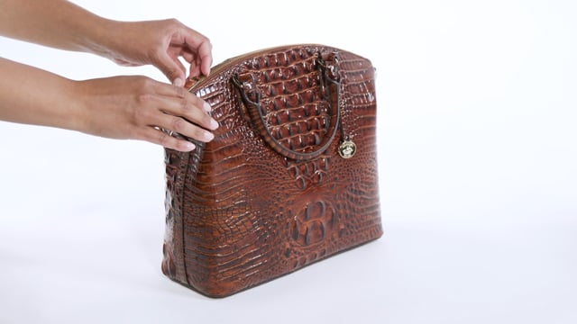 Brahmin Duxbury Satchel - Pecan/Gold