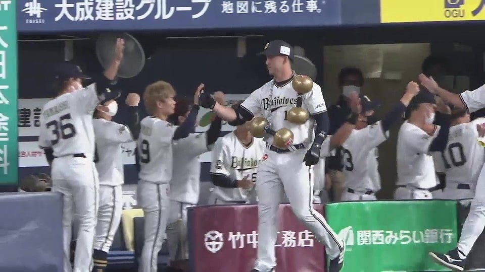 【2回裏】特大アーチ!! バファローズ・マッカーシーの第3号先制2ランホームラン!! 2022年7月19日 オリックス・バファローズ 対 北海道日本ハムファイターズ