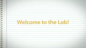 Welcome to the Lab!