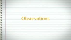 Observations
