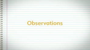 Observations