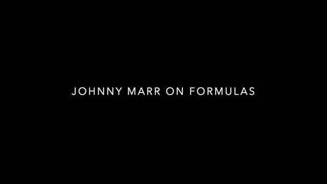 Johnny Marr — Formulas