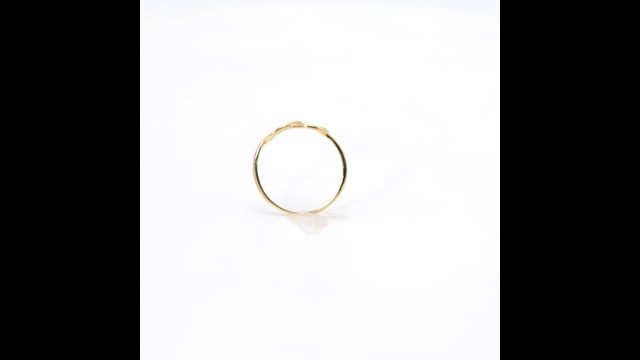 Anel em Ouro Amarelo Infinito