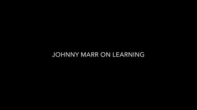 Johnny Marr — Learning