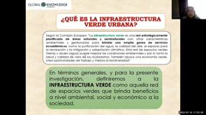 La importancia de la planificación urbana en la provisión de infraestructura verde urbana a las ciudades: El caso de la zona de Manchay, PamplontaAlta