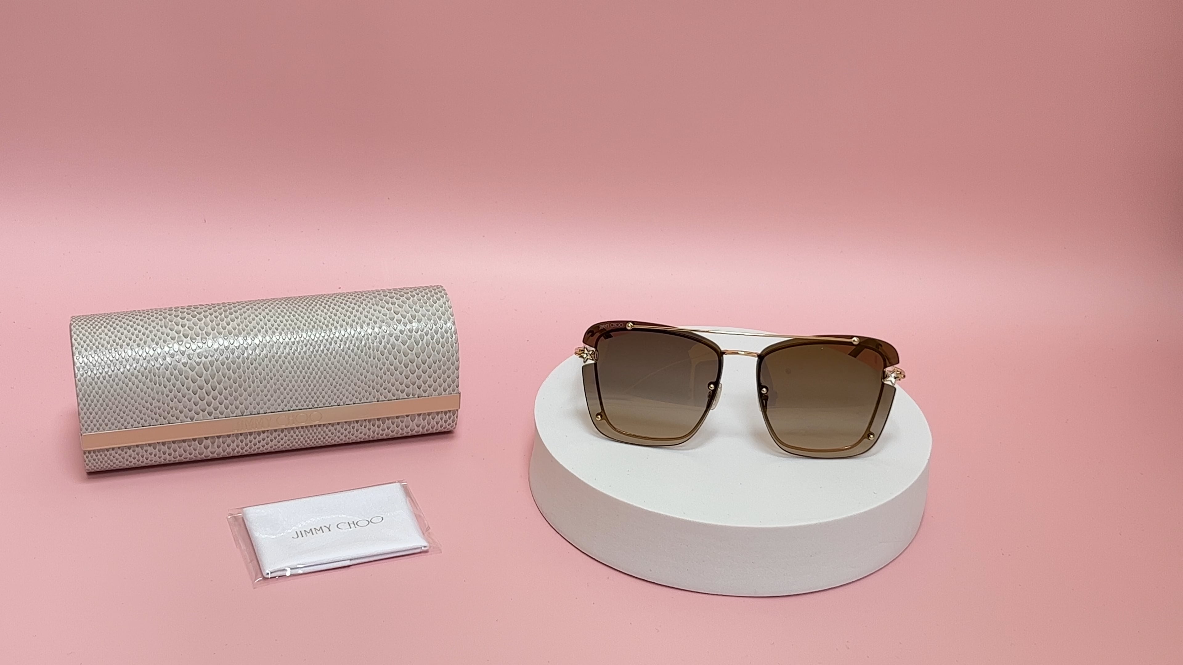 Jimmy Choo Sunglasses Model Ambra/S ColorDDBJL GoldHavana/Copper