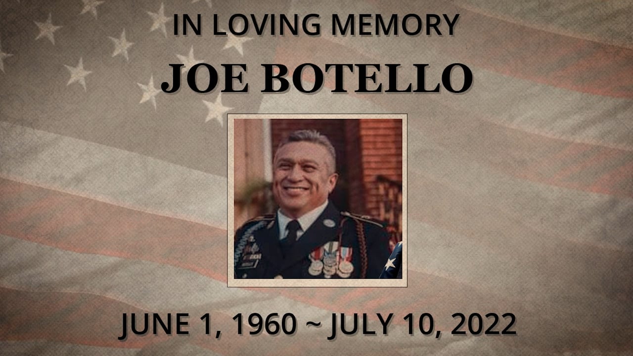 Joe Botello Military Honors Funeral at Riverside National Cemetery Video