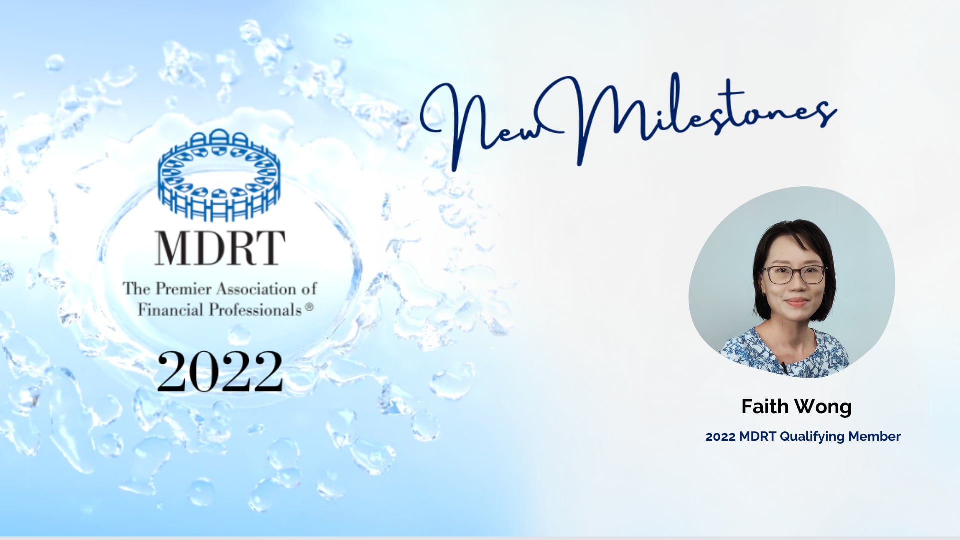 2022 MDRT FAITH WONG on Vimeo