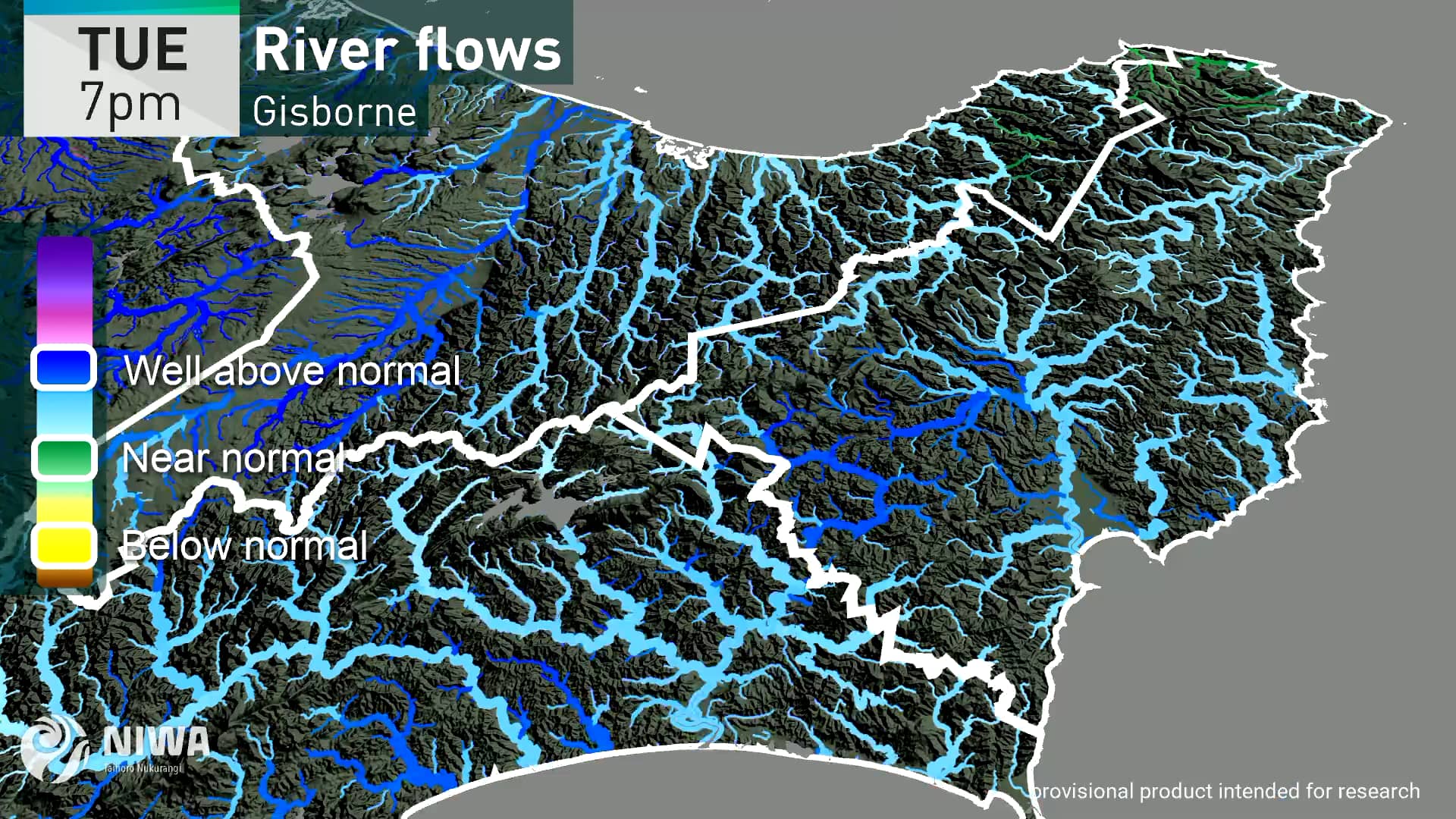 Latest river flow forecast on Vimeo
