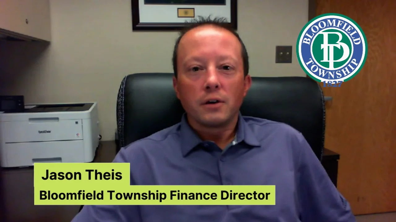 144701 Bloomfield Township 'Millage Information with Jason Theis' on Vimeo
