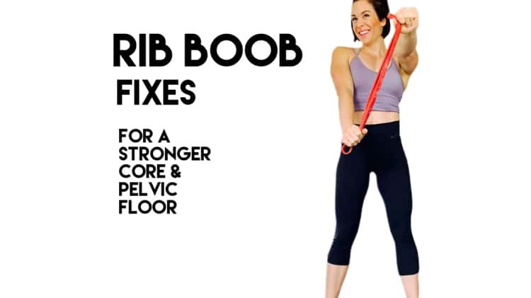 Rib Boob: How to fix rib flare and strengthen your core on Vimeo