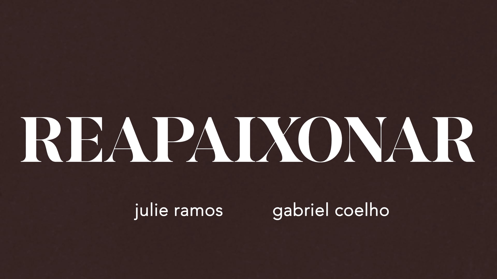 Julie Ramos e Gabriel Coelho - Reapaixonar (Visualizer)