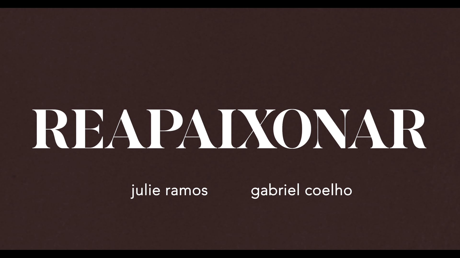 Julie Ramos e Gabriel Coelho - Reapaixonar (Visualizer)