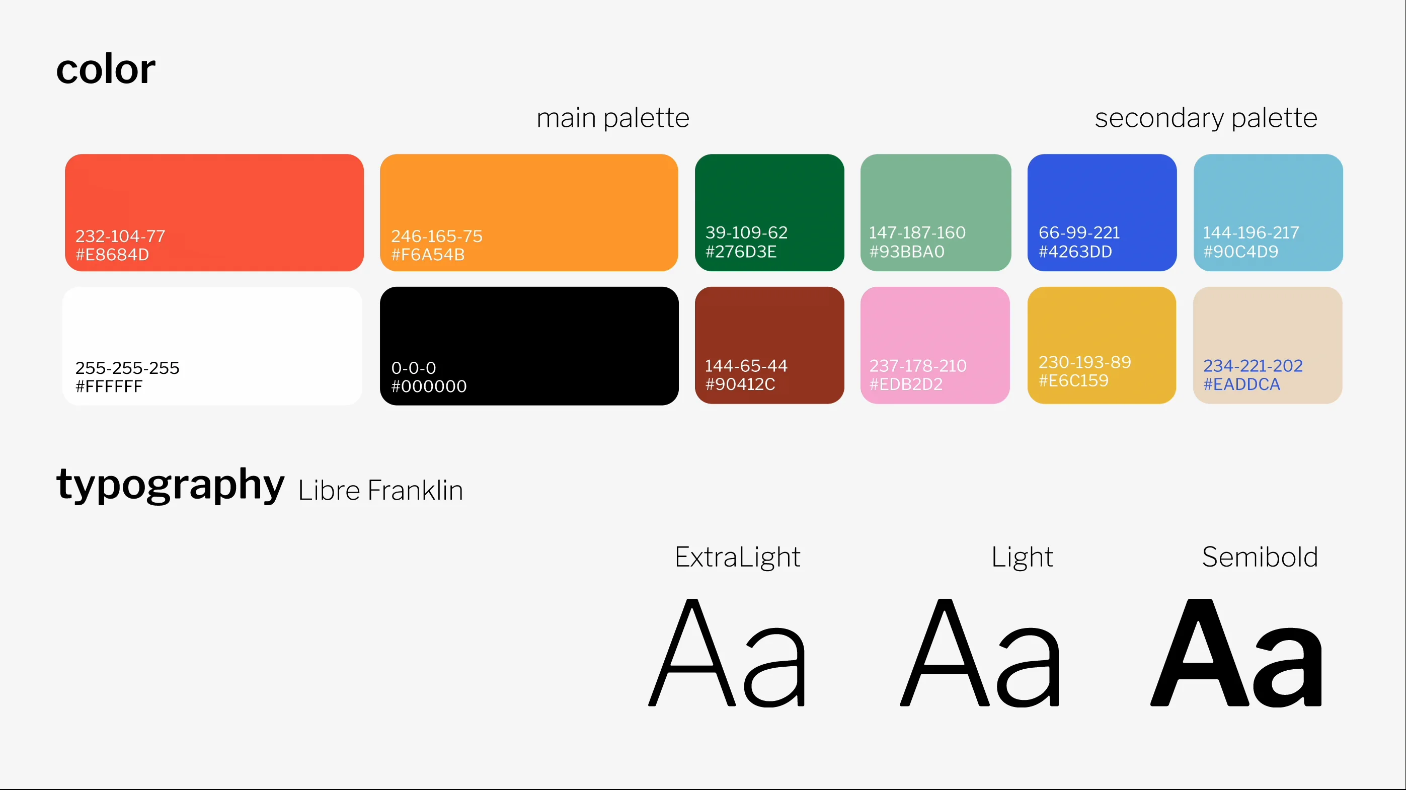 typography & color on Vimeo