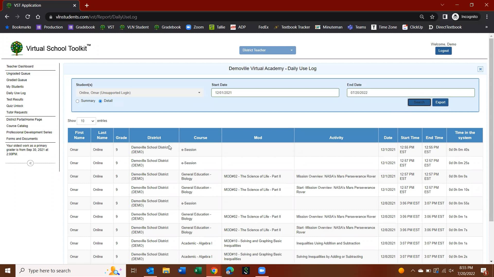 District Teacher Virtual School Toolkit™ Overview on Vimeo