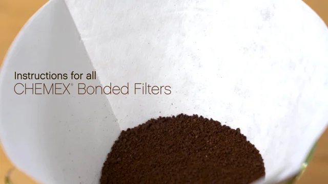 Chemex Reg Bonded Filters Pre Folded Squares Natural